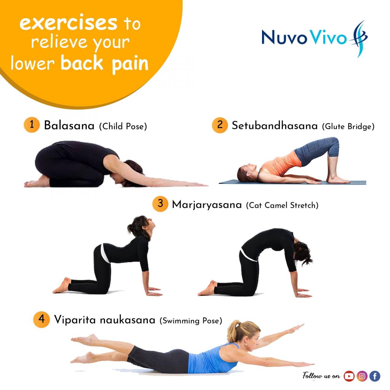 Exercises to relieve lower back pain